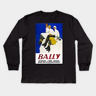 Bally Shoes, Poster Kids Long Sleeve T-Shirt